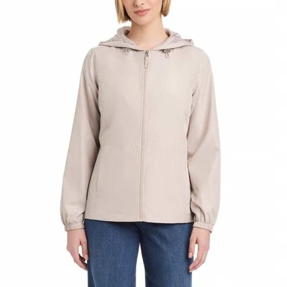 Details Int Pebble & White Lightweight Jacket ~ Size 3X NWT